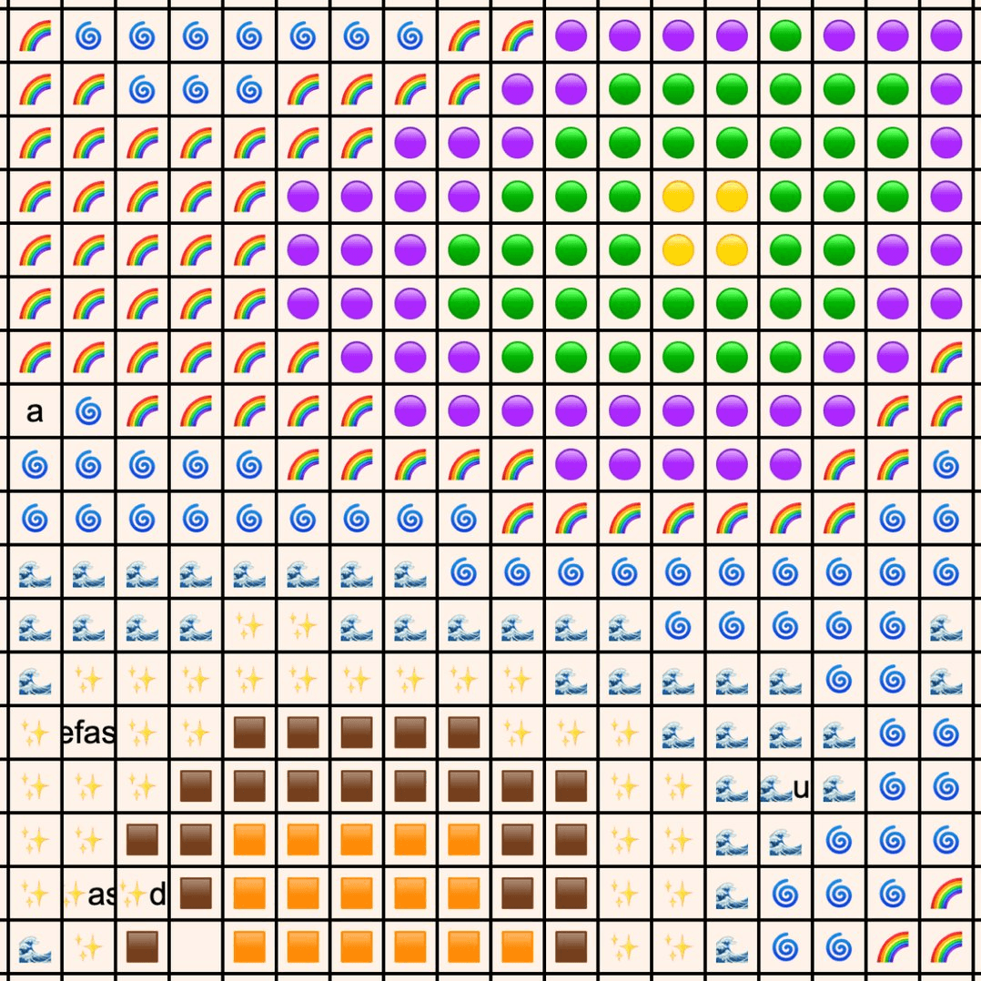 Datastar "十亿格子"压力演示:海量 emoji 单元格网格