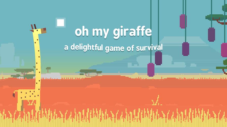 LÖVE 官网 Games 板块的另一部作品《Oh My Giraffe》——一款像素风生存小游戏,展示了 LÖVE 在 2D 像素美术下的典型成品样貌