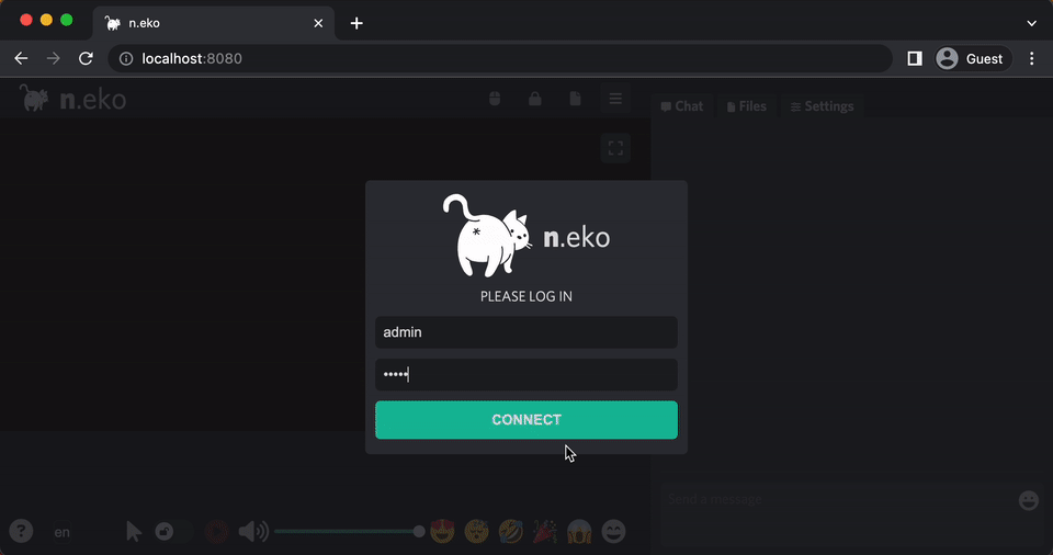 Neko(n.eko) 网页客户端：浏览器里打开一个共享虚拟桌面